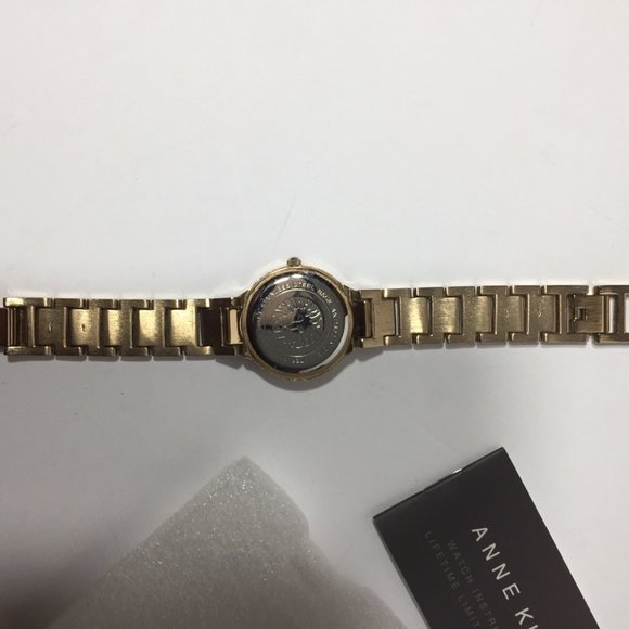 Anne Klein Women\'s AK/1302CHGB Round Gold-Tone Bracelet Watch main image 7